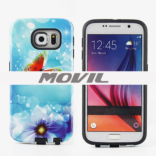 NP-2240 [NP-2240] Para el caso de la mariposa de aceite Gloss Galaxy S6  S6 para Samsung 2 en 1 PC   TPU-0